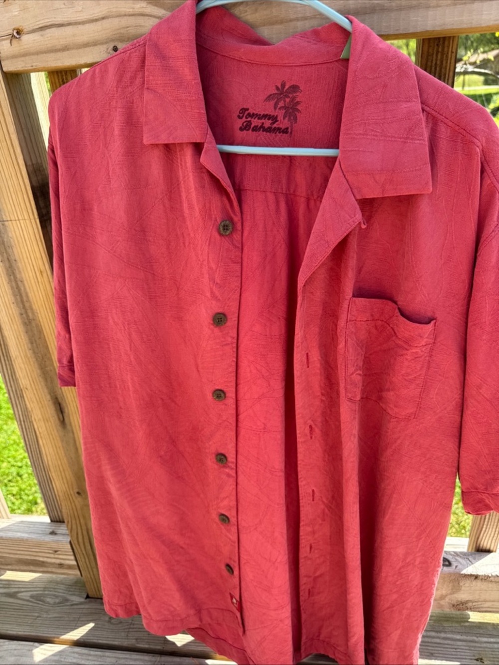 Tommy Bahama Silk Camp Shirt Size Medium Hawaiian